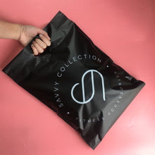 Load image into Gallery viewer, 100% Eco Friendly Biodegradable black mailing bag fashion Print
